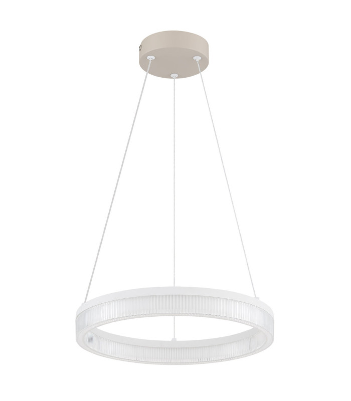 Marlenne Ring Integrated Led Pendant Ceiling Light Matt Sand Colour 3000K-2