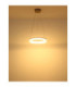 Marlenne Ring Integrated Led Pendant Ceiling Light Matt Sand Colour 3000K-5
