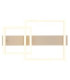 Marlenne Twin Square Integrated Led Semi Flush Ceiling Light Matt Sand Colour 3000K-4