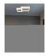 Marlenne Twin Square Integrated Led Semi Flush Ceiling Light Matt Sand Colour 3000K-8