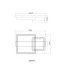 Marlenne Twin Square Integrated Led Semi Flush Ceiling Light Matt Sand Colour 3000K-9