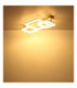 Marlenne Triple Square Integrated Led Semi Flush Ceiling Light Matt Sand Colour 3000K-7