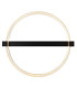 Fletcher Ring Integrated Led Semi Flush Ceiling Light Matt Black 3000K-4