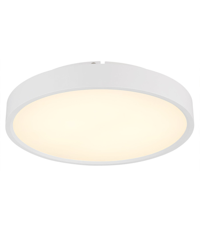 Jess Integrated LED Flush Ceiling Light, Matt White 1800-12000K