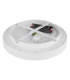 Jess Integrated LED Flush Ceiling Light, Matt White 1800-12000K