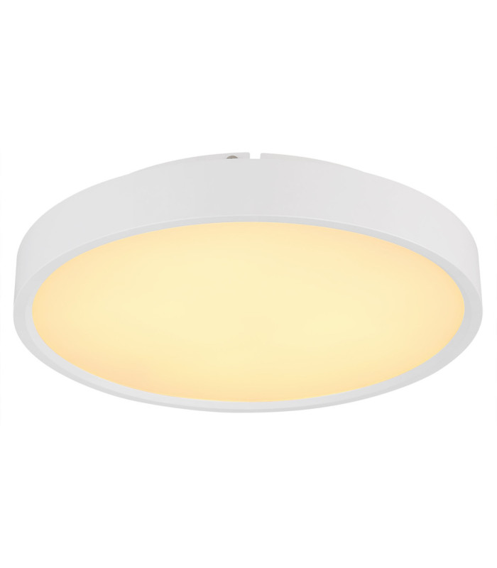Jess Integrated LED Flush Ceiling Light, Matt White 1800-12000K