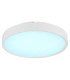 Jess Integrated LED Flush Ceiling Light, Matt White 1800-12000K