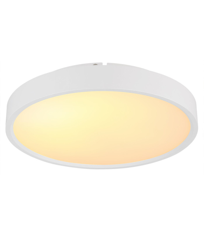 Jess Integrated LED Flush Ceiling Light, Matt White 1800-12000K