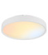 Jess Integrated LED Flush Ceiling Light, Matt White 1800-12000K