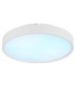 Jess Integrated LED Flush Ceiling Light, Matt White 1800-12000K