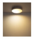 Jess Integrated LED Flush Ceiling Light, Matt White 1800-12000K