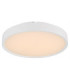Jess Integrated LED Flush Ceiling Light, Matt White 1800-12000K