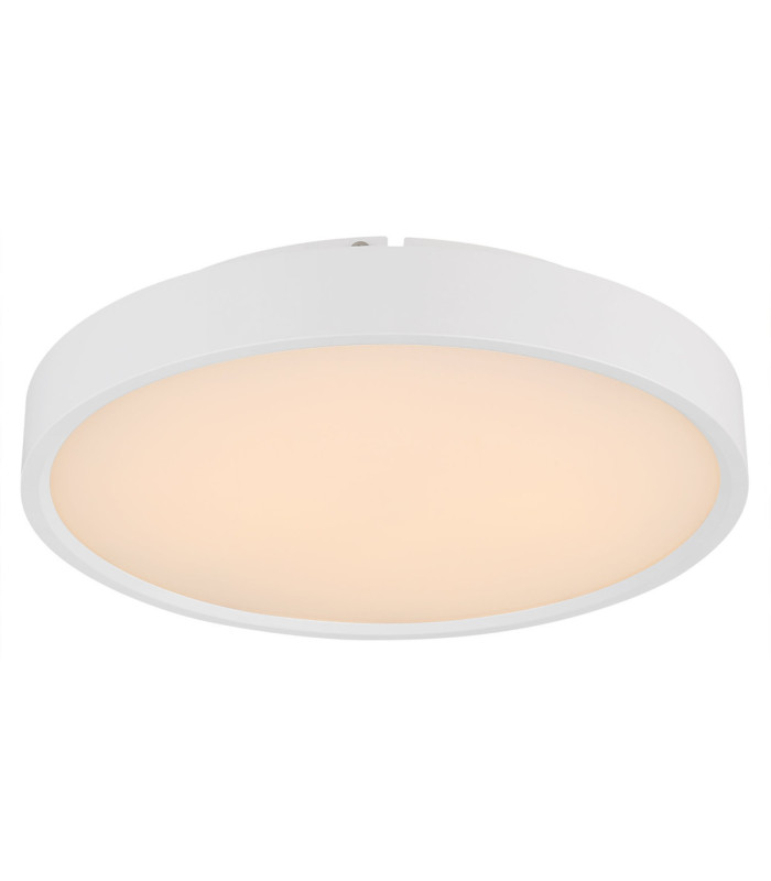 Jess Integrated LED Flush Ceiling Light, Matt White 1800-12000K