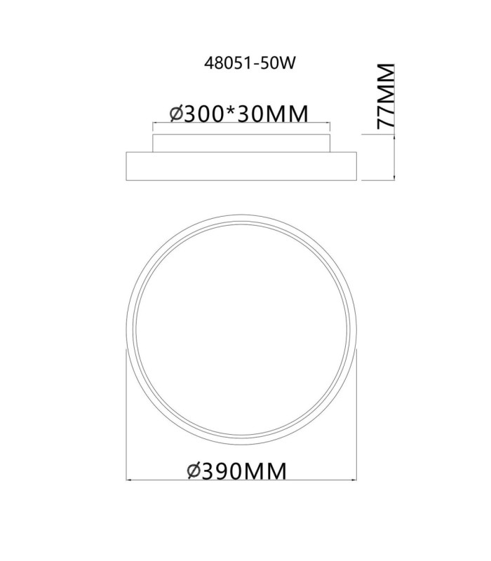 Jess Integrated LED Flush Ceiling Light, Matt White 1800-12000K