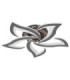 Lavonne Integrated Led Semi Flush Ceiling Light Matt Anthracite 3000-4000-6500K-2