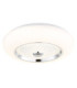 Graham 40cm Integrated LED Flush Ceiling Light Matt White 2700-4000-6000K-1