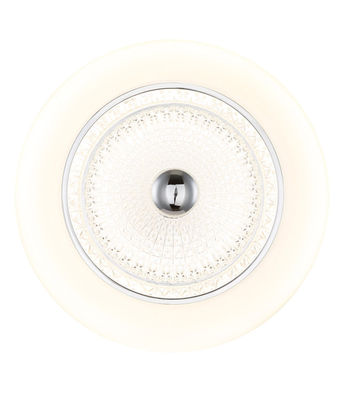 Graham 40cm Integrated LED Flush Ceiling Light Matt White 2700-4000-6000K-3