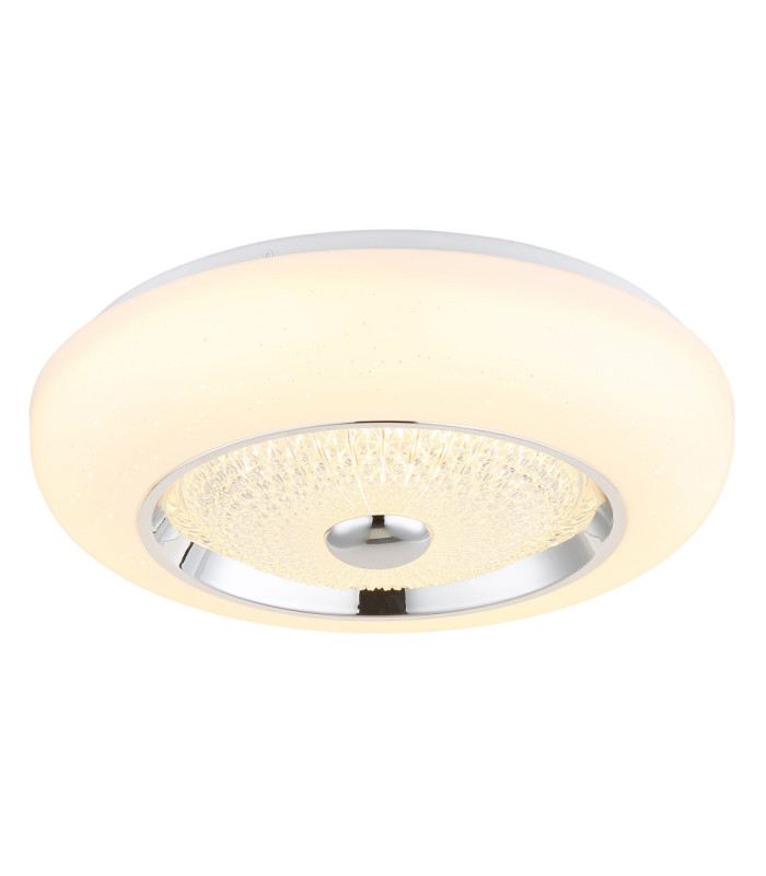 Graham 40cm Integrated LED Flush Ceiling Light Matt White 2700-4000-6000K-4