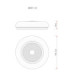 Graham 40cm Integrated LED Flush Ceiling Light Matt White 2700-4000-6000K-8
