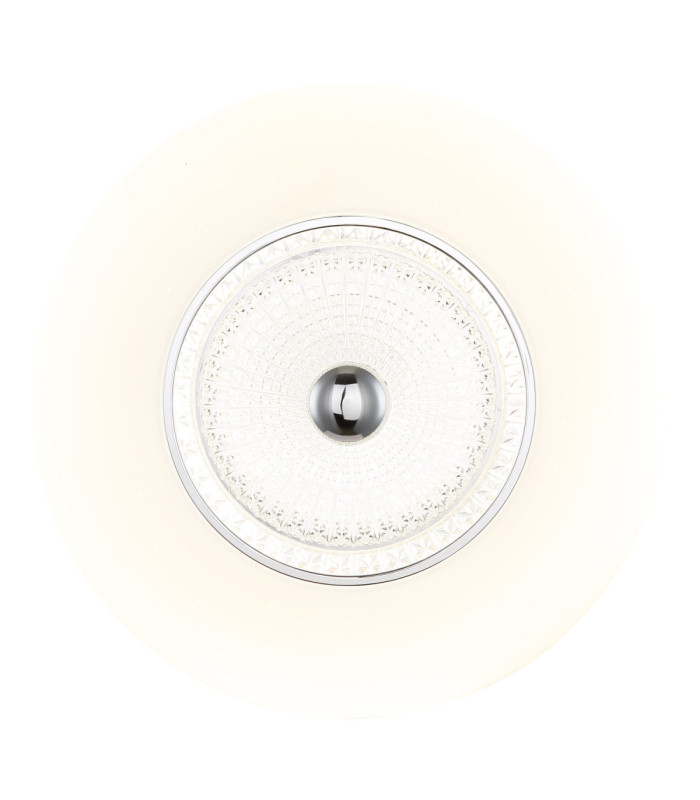 Graham 50cm Integrated LED Flush Ceiling Light Matt White 2700-4000-6000K-3