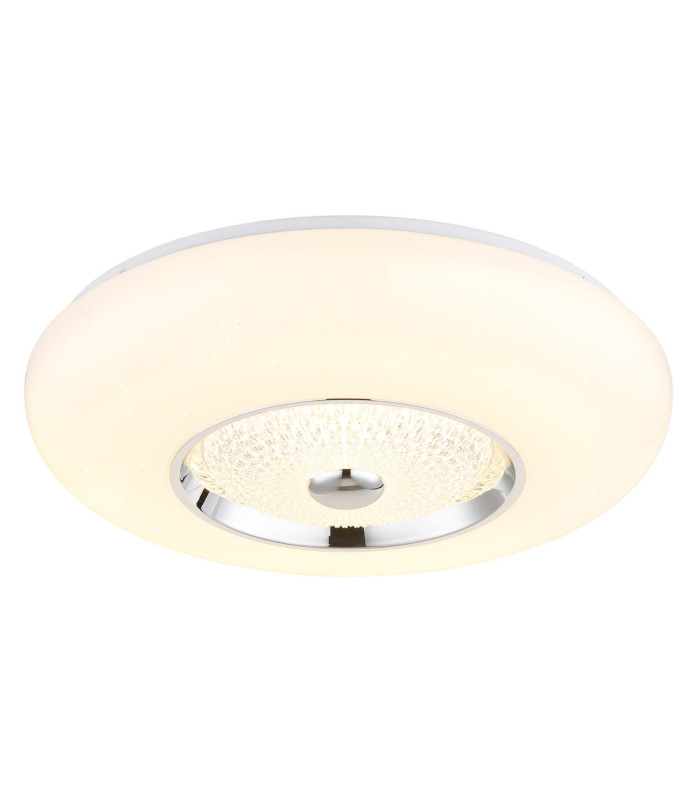 Graham 50cm Integrated LED Flush Ceiling Light Matt White 2700-4000-6000K-4
