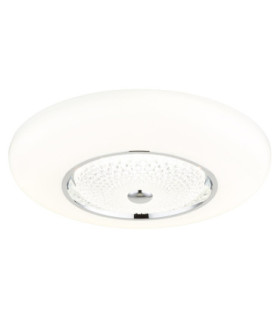 Graham 60cm Integrated LED Flush Ceiling Light Matt White 2700-4000-6000K-1