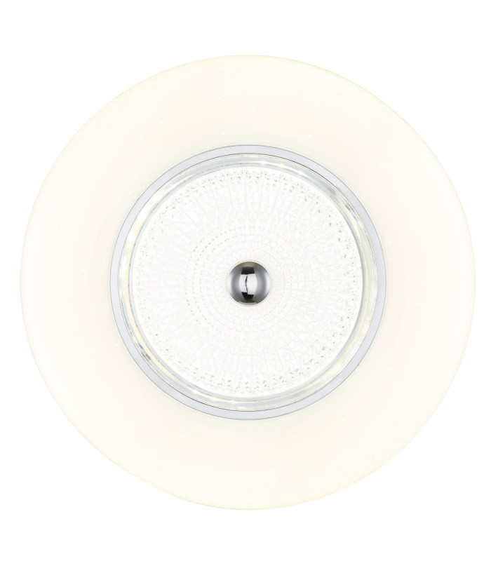 Graham 60cm Integrated LED Flush Ceiling Light Matt White 2700-4000-6000K-3