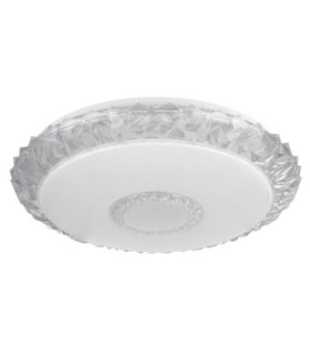 Eddie Integrated LED Decorative Flush Ceiling Light White 3000-6500K-2
