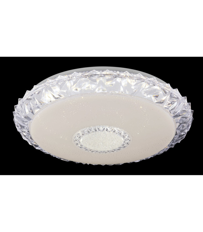 Eddie Integrated LED Decorative Flush Ceiling Light White 3000-6500K-4