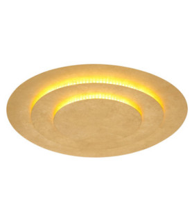 Heda Integrated LED Decorative Flush Ceiling Light Gold Colours 3000K-1