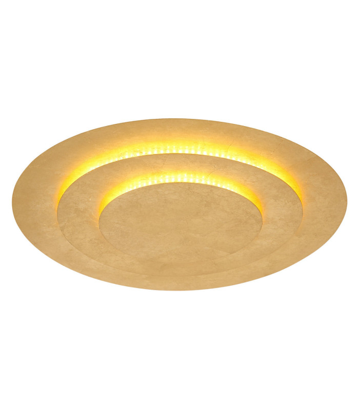 Heda Integrated LED Decorative Flush Ceiling Light Gold Colours 3000K-1