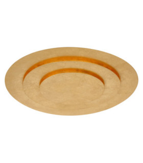 Heda Integrated LED Decorative Flush Ceiling Light Gold Colours 3000K-2