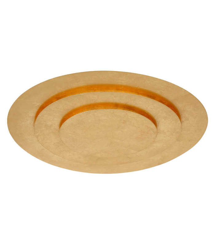 Heda Integrated LED Decorative Flush Ceiling Light Gold Colours 3000K-2