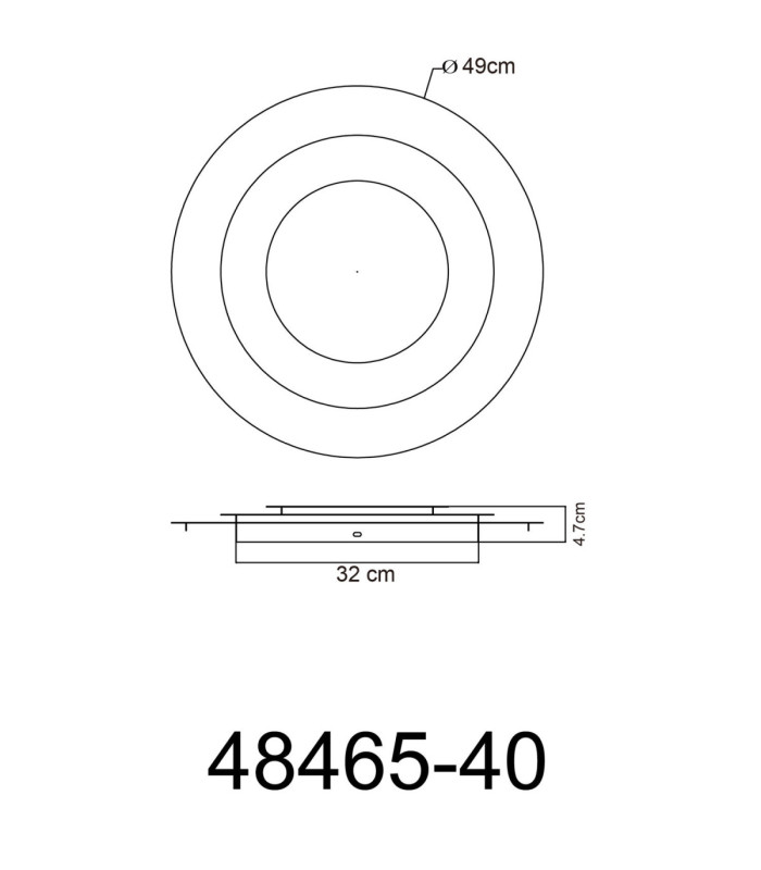 Heda Integrated LED Decorative Flush Ceiling Light Gold Colours 3000K-6