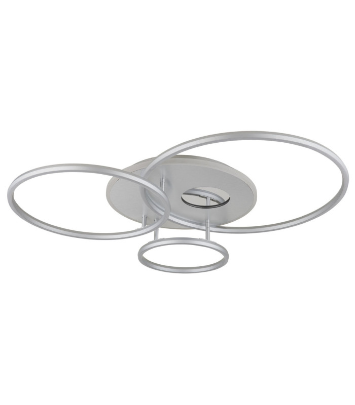 Invertina Integrated Led Semi Flush Ceiling Light Matt Silver Colour 2700-6500K-2