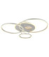 Invertina Integrated Led Semi Flush Ceiling Light Matt Silver Colour 2700-6500K-5