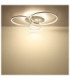 Invertina Integrated Led Semi Flush Ceiling Light Matt Silver Colour 2700-6500K-7