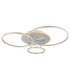 Invertina Integrated Led Semi Flush Ceiling Light Matt Silver Colour 2700-6500K-11