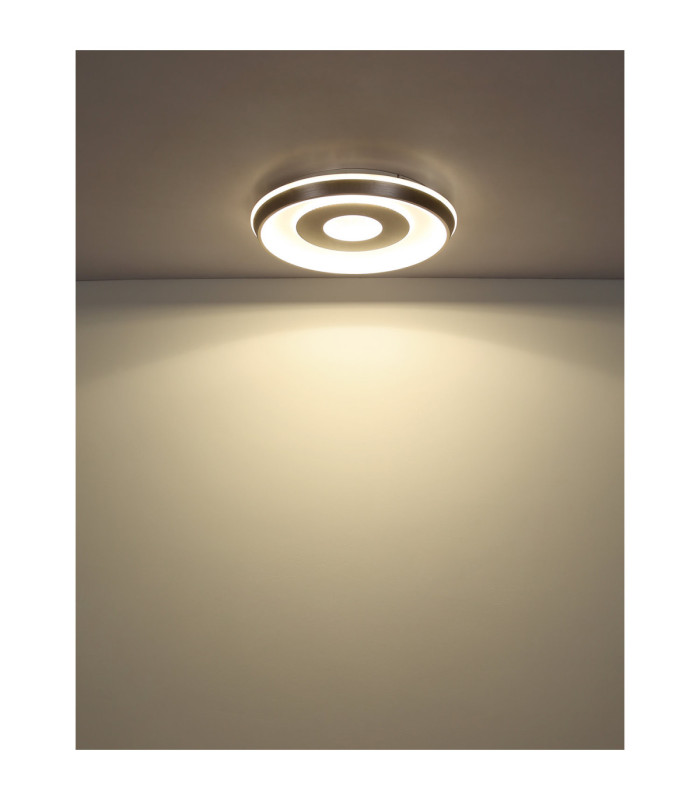 Williamson Integrated Led Semi Flush Ceiling Light Matt White 2700-4000-6500K-6