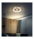 Williamson Integrated Led Semi Flush Ceiling Light Matt White 2700-4000-6500K-7
