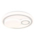 Ruiz Integrated Led Semi Flush Ceiling Light Matt White 2700-4000-6500K-1