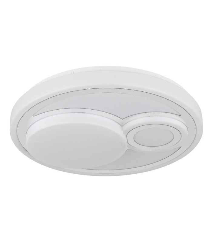 Ruiz Integrated Led Semi Flush Ceiling Light Matt White 2700-4000-6500K-2