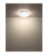 Ruiz Integrated Led Semi Flush Ceiling Light Matt White 2700-4000-6500K-6