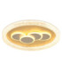 Loraine Ring Integrated Led Semi Flush Ceiling Light Matt White 3000K-1