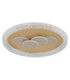 Loraine Ring Integrated Led Semi Flush Ceiling Light Matt White 3000K-2