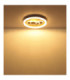 Loraine Ring Integrated Led Semi Flush Ceiling Light Matt White 3000K-5