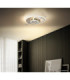 Norris Integrated Led Semi Flush Ceiling Light Matt Champagne Colour 4000K-6