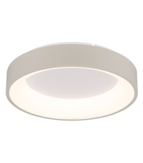 Gallegos 40cm Integrated Led Semi Flush Ceiling Light Matt Sand Colour 2700-6000K-1