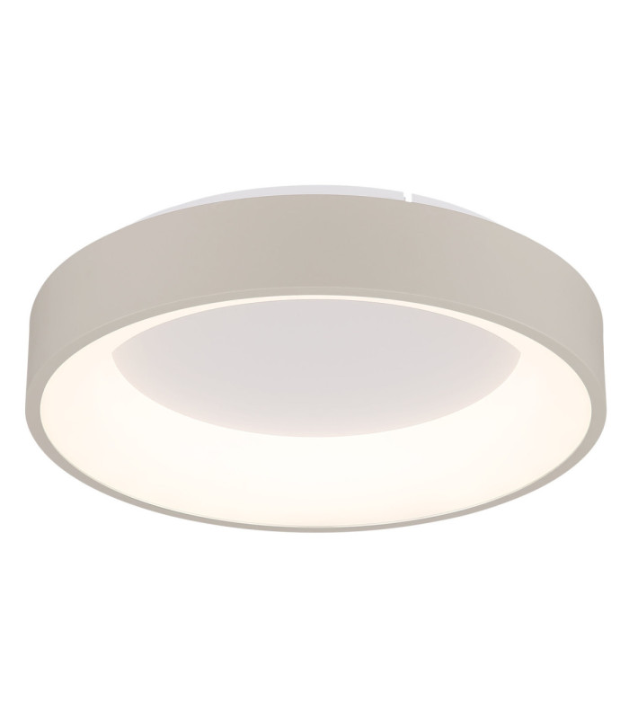 Gallegos 40cm Integrated Led Semi Flush Ceiling Light Matt Sand Colour 2700-6000K-1