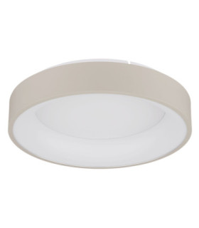 Gallegos 40cm Integrated Led Semi Flush Ceiling Light Matt Sand Colour 2700-6000K-2